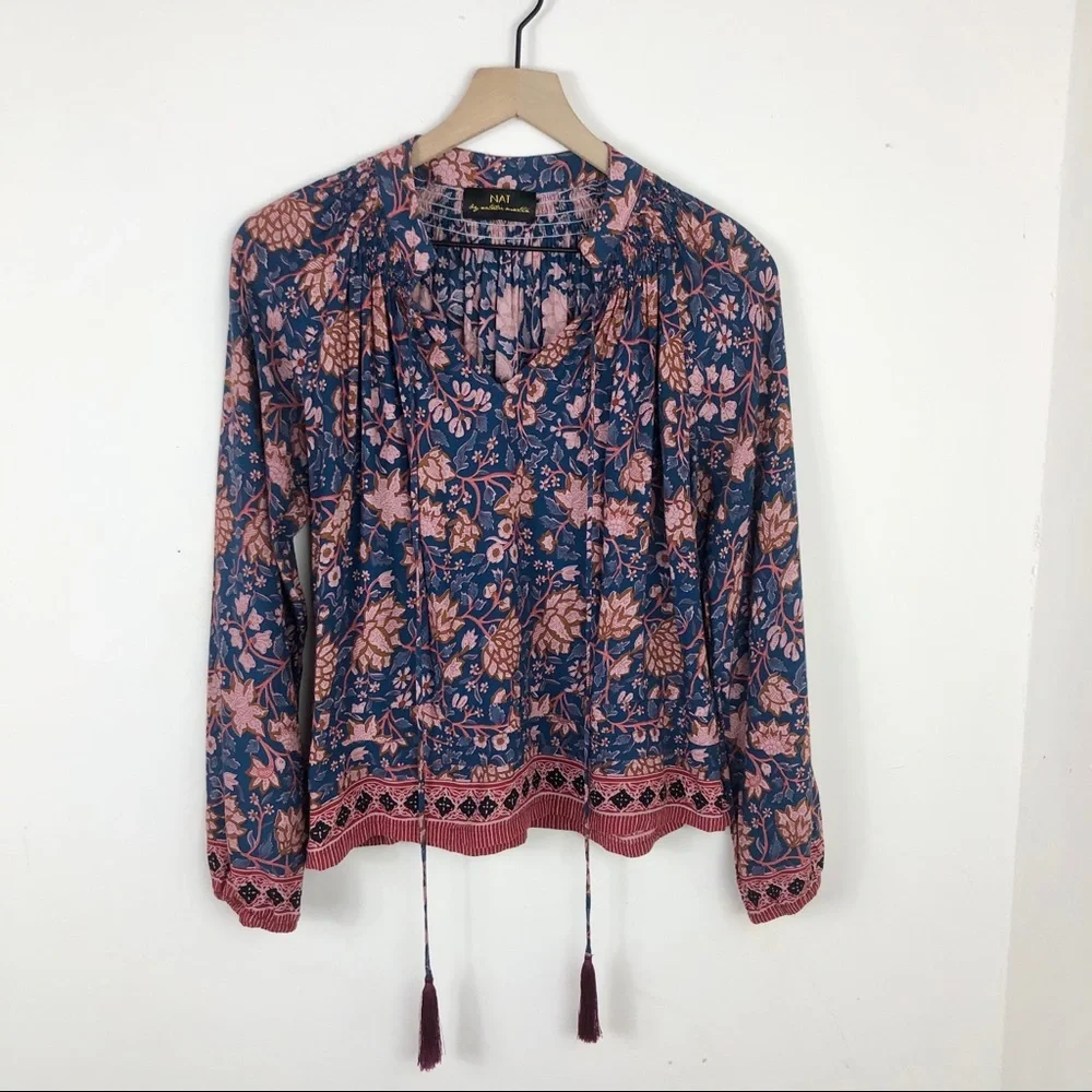 ANTHROPOLOGIE Nat by Natalie Martin Lola Blouse - Picture 3 of 6